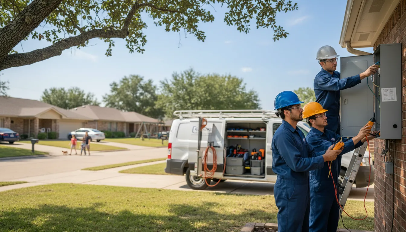 Certified electrician providing emergency electrical services in Cotulla, TX